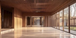 现代中式风格宽敞室内空间