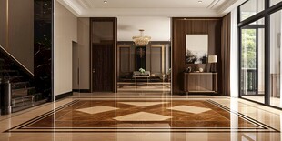 奢华大气的家居玄关空间