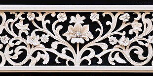 中式雕花装饰板精美图案