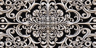 精美立体金属花纹图案