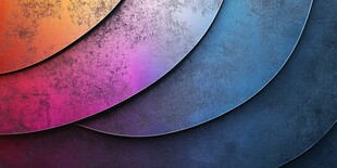 多彩弧形纹理背景图案