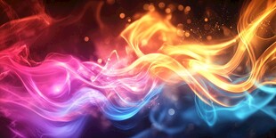 炫彩流动火焰背景特效