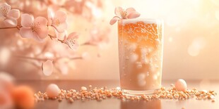 春日樱花味饮品浪漫呈现