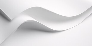 白色波浪形纸张创意画面