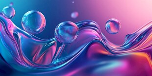 梦幻流体与灵动气泡