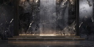 奢华大理石背景空间场景