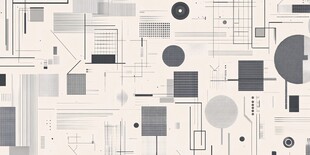 几何抽象风简约图案背景