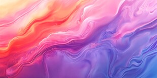 梦幻渐变流体艺术背景图