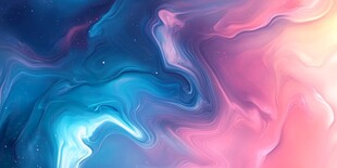 梦幻流体渐变色彩背景图