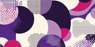 抽象多彩几何图案背景