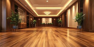 豪华宽敞的室内大厅空间