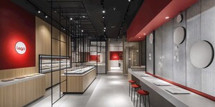 时尚珠宝店现代风室内设计