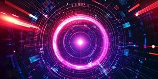 未来感科技光环背景画面