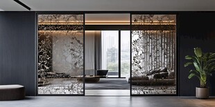 中式雕花隔断的雅致空间