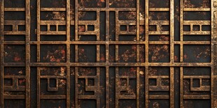 复古金属网格纹理背景