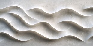 波浪纹理墙面装饰艺术