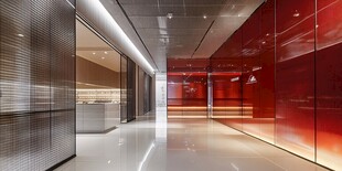 现代时尚的商业空间走廊