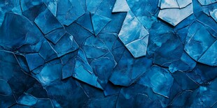 蓝色碎裂纹理背景图案