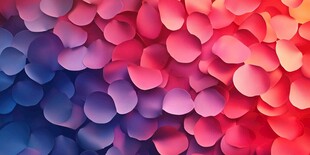 梦幻多彩花瓣背景图案