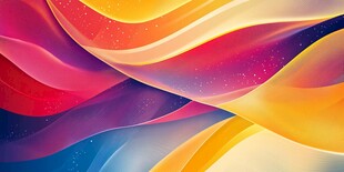 梦幻多彩流体抽象背景图