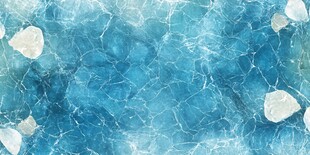 蓝色冰面纹理背景图