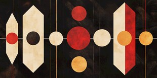 几何抽象艺术图案设计