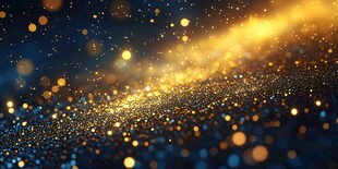 梦幻金光闪烁背景特效