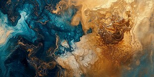 梦幻流体艺术抽象画