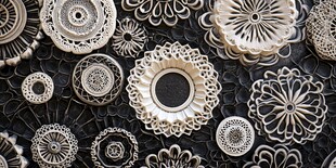 精致镂空花纹装饰图案