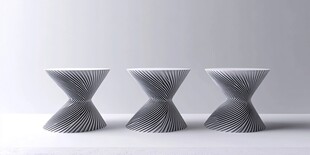 现代简约几何造型装饰摆件