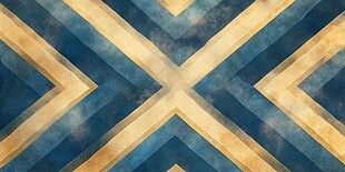 蓝黄交错几何纹理背景图