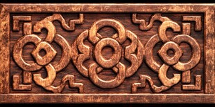 中式木雕花纹装饰图案