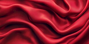 红色绸缎纹理背景画面