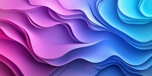 梦幻渐变波浪纹理背景图