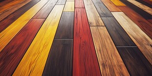 多彩拼接木地板纹理展示