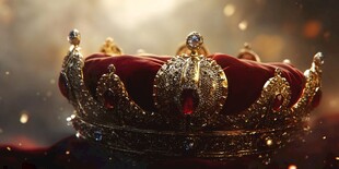 华丽璀璨的皇家加冕皇冠