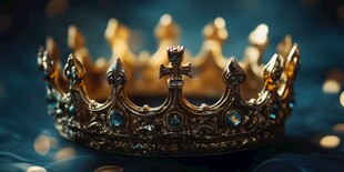 璀璨华丽的中世纪黄金王冠