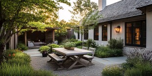 温馨庭院户外休闲好空间