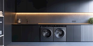 现代简约风洗衣房一角