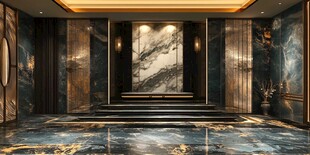 奢华大气的高端室内玄关