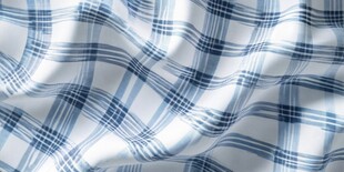 蓝白格子布料纹理特写