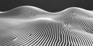 抽象线条构成的起伏形态