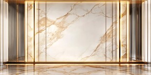 奢华大理石背景墙空间