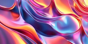 梦幻炫彩流体纹理背景
