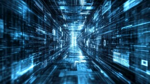 科技数据隧道 未来感空间