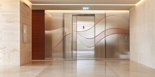 现代风格电梯厅优雅设计