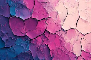 绚丽多彩的裂纹墙面纹理