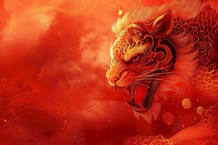 火焰祥虎 中式奇幻风采