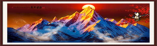 背靠金山