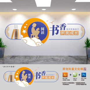 校园阅读文化墙